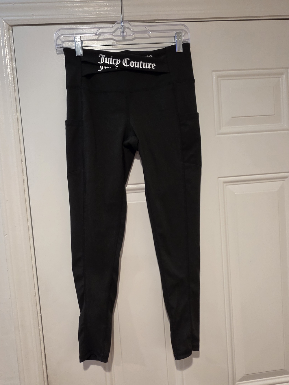 Juicy Couture Black High-Waist Pocket Leggings